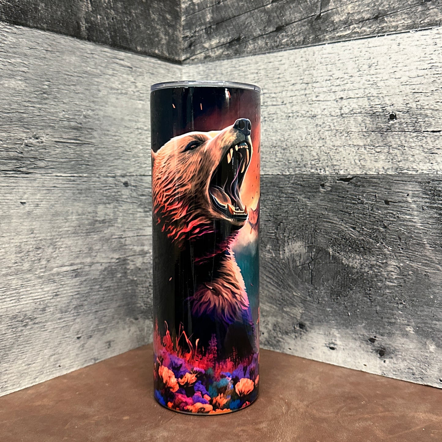Bear roar 20oz tumbler