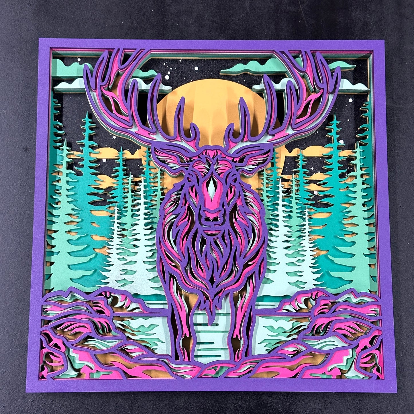 Layered Buck in the water