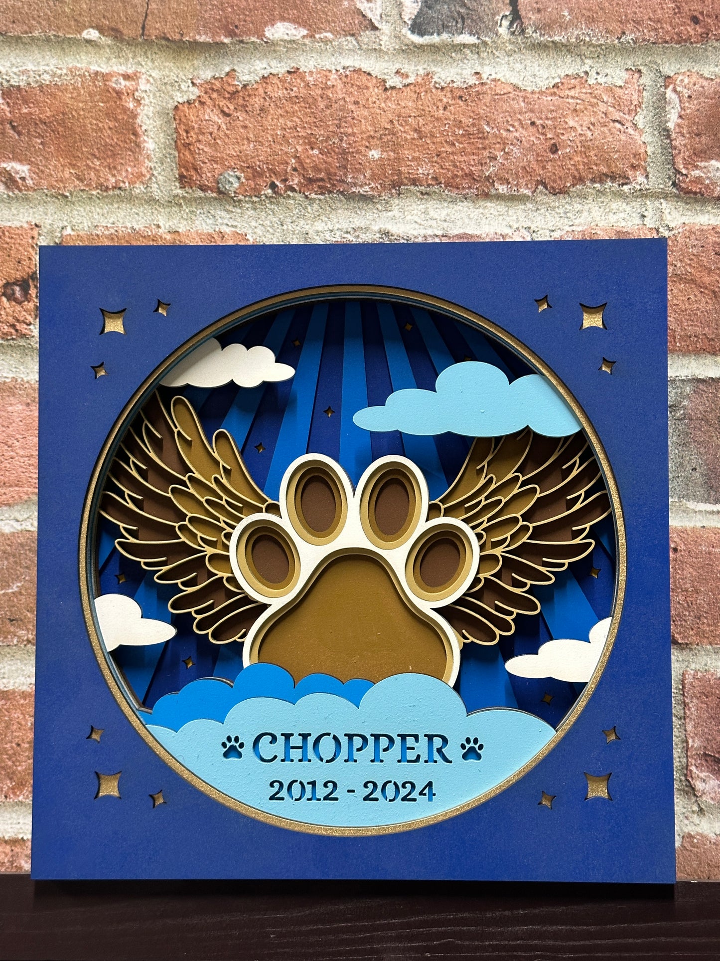 Layered Dog Memorial