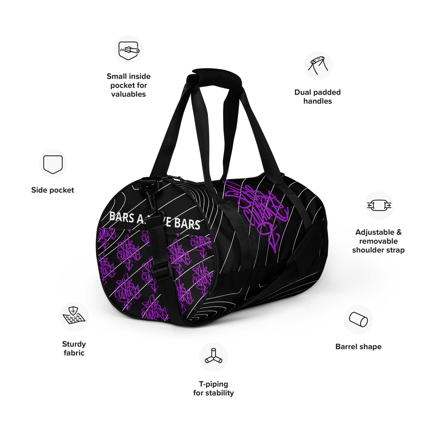 SlabClulture gym bag