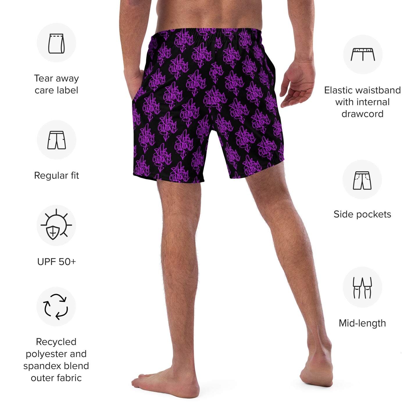 Men's SlabCulture swim trunks