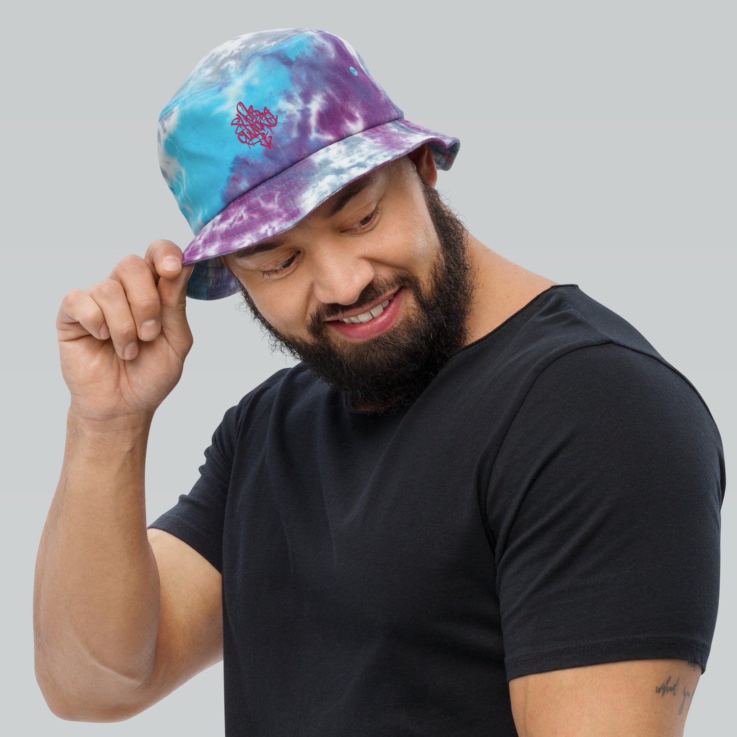 SlabCulture Tie-dye bucket hat