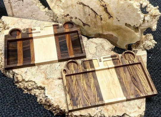 Custom made rolling tray