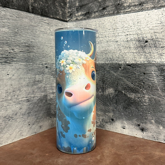Baby Highland cow 20oz tumbler