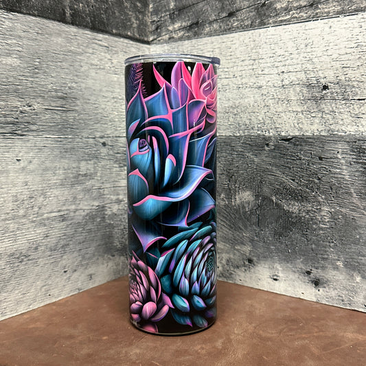 succulent 20oz tumbler