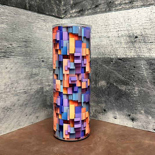 Infinite blockchain 20oz tumbler
