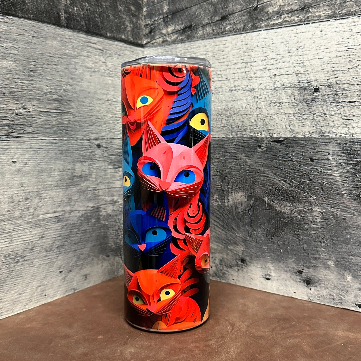 Cat collage 20oz tumbler