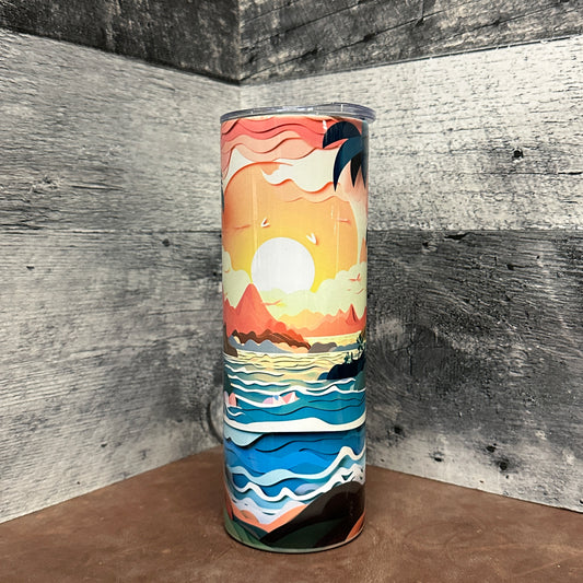 Hawaiian breeze 20oz tumbler