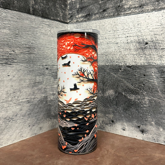 Burning sky night breeze 20oz tumbler