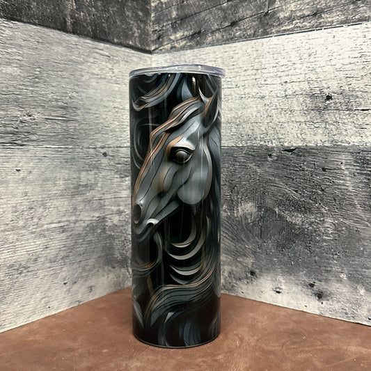 Horse Head 20oz tumbler