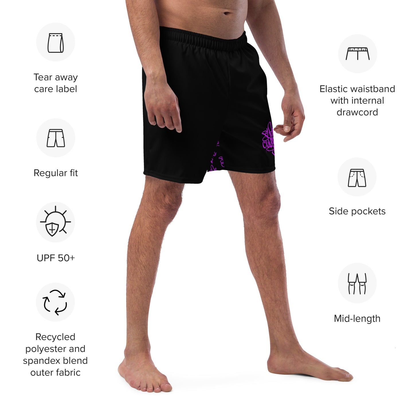 Men's SlabCulture swim trunks