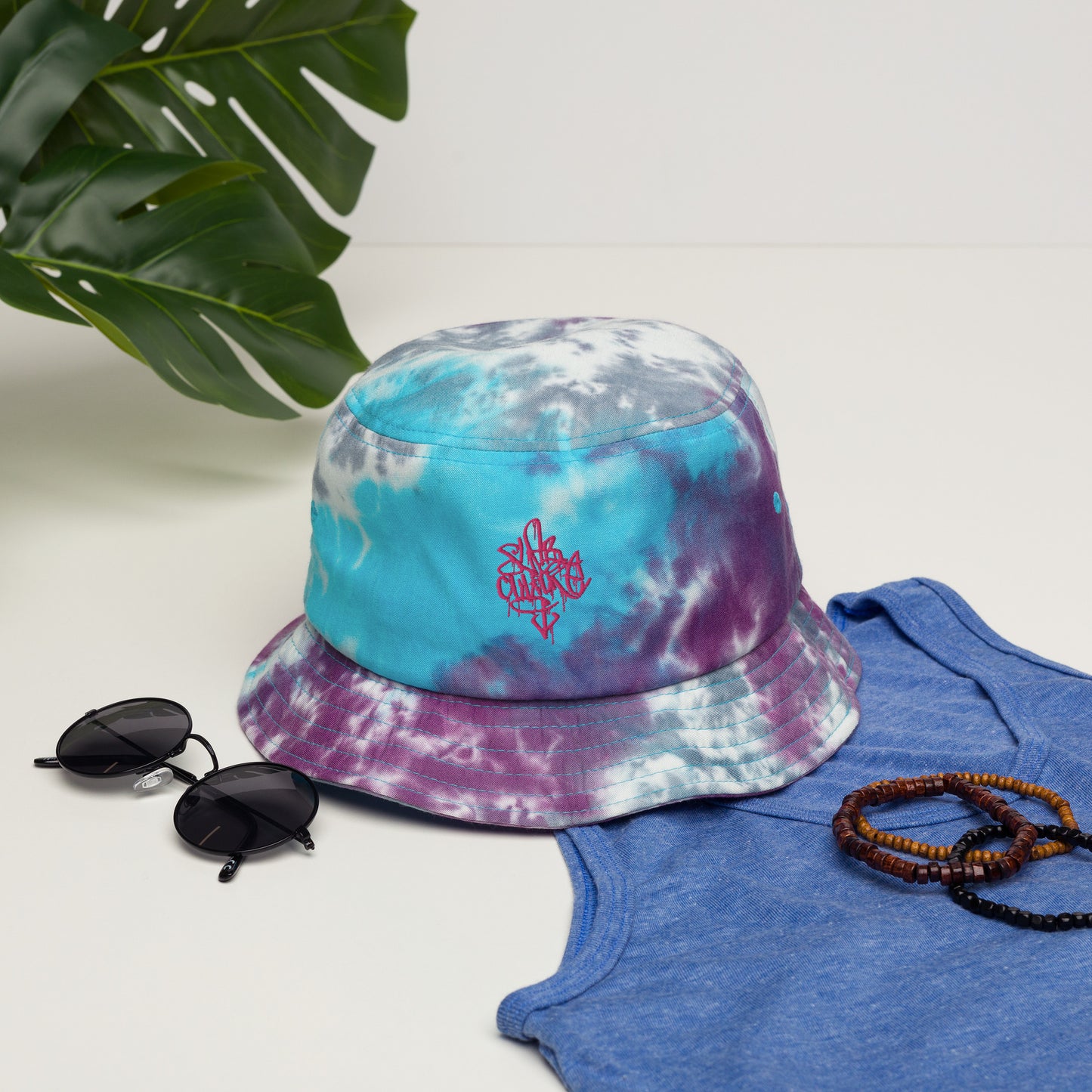 SlabCulture Tie-dye bucket hat
