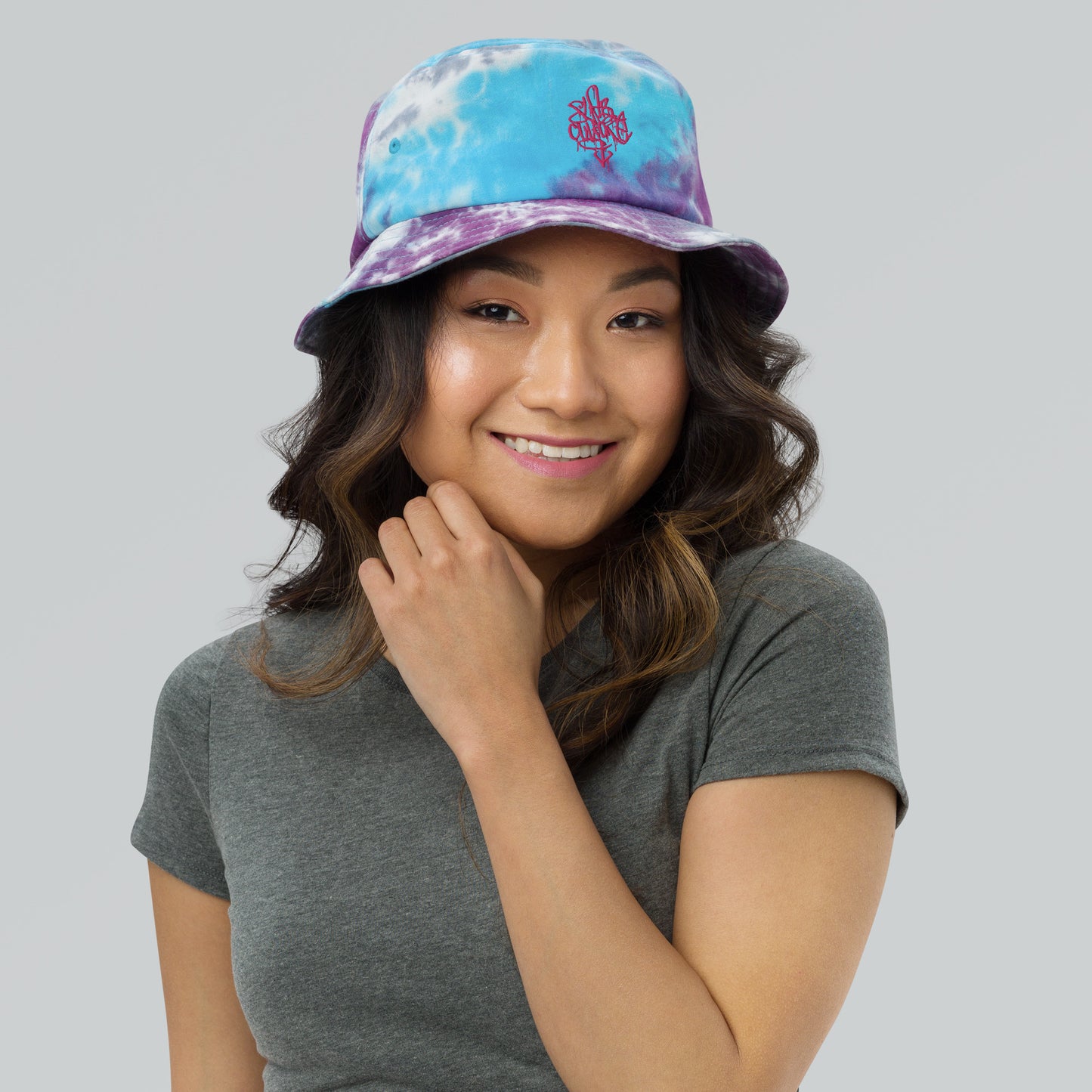 SlabCulture Tie-dye bucket hat