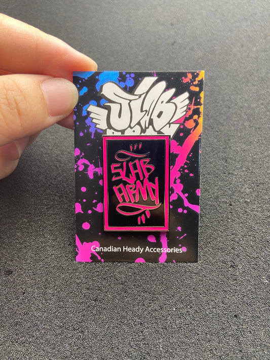 Slab army Breast cancer lapel pin