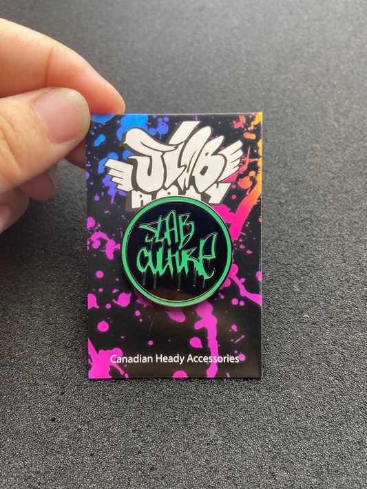 Slab culture drip lapel pin